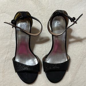 Fioni black dress sandals size 8 wide